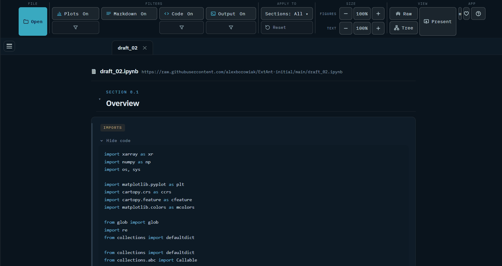 Folding code away